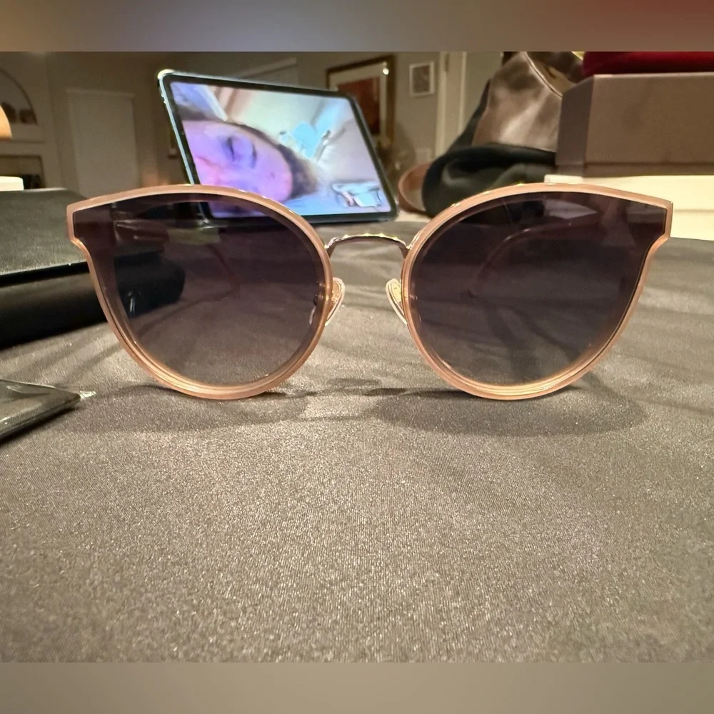 MaxMara Women's Mm Ilde lii Cat Eye Sunglasses Gold Copper